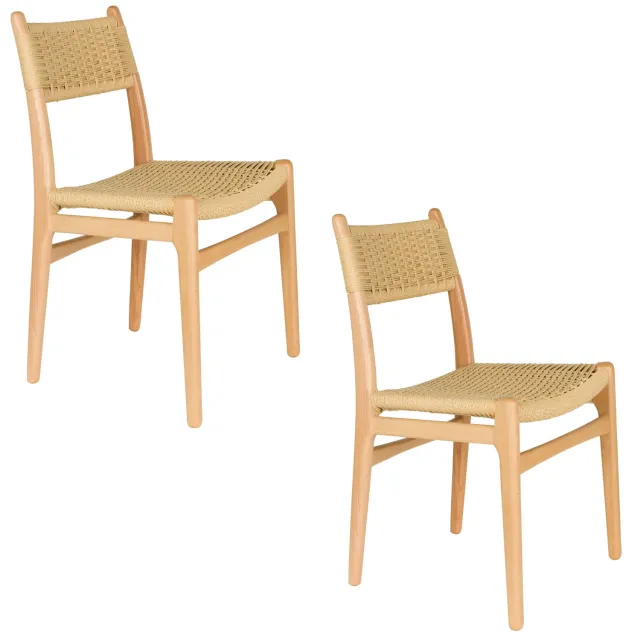 Dutchbone Cecile eetkamerstoel naturel natural