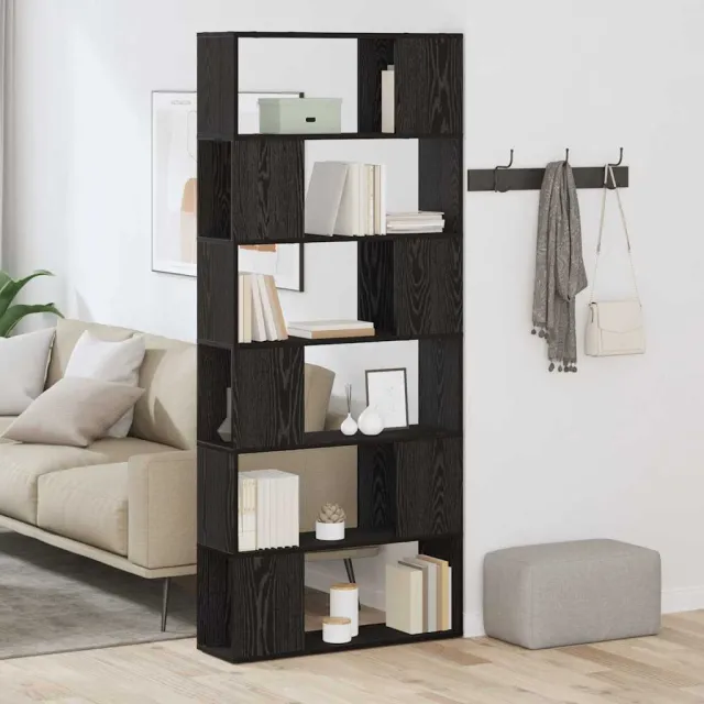 vidaXL Tv-meubelset 80 x 24 x 186 cm Zwart Bewerkt hout, foto 2