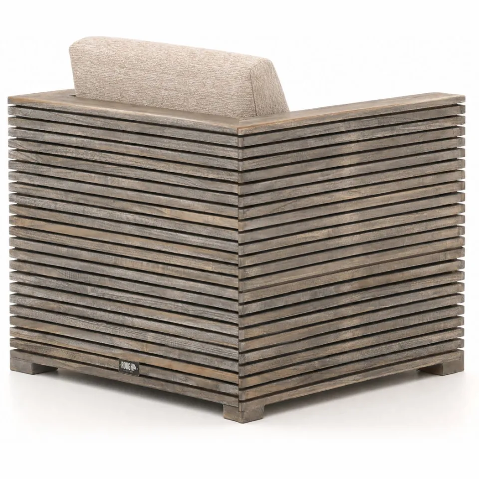 ROUGH Furniture ROUGH-C lounge tuinstoel bruin, foto 4