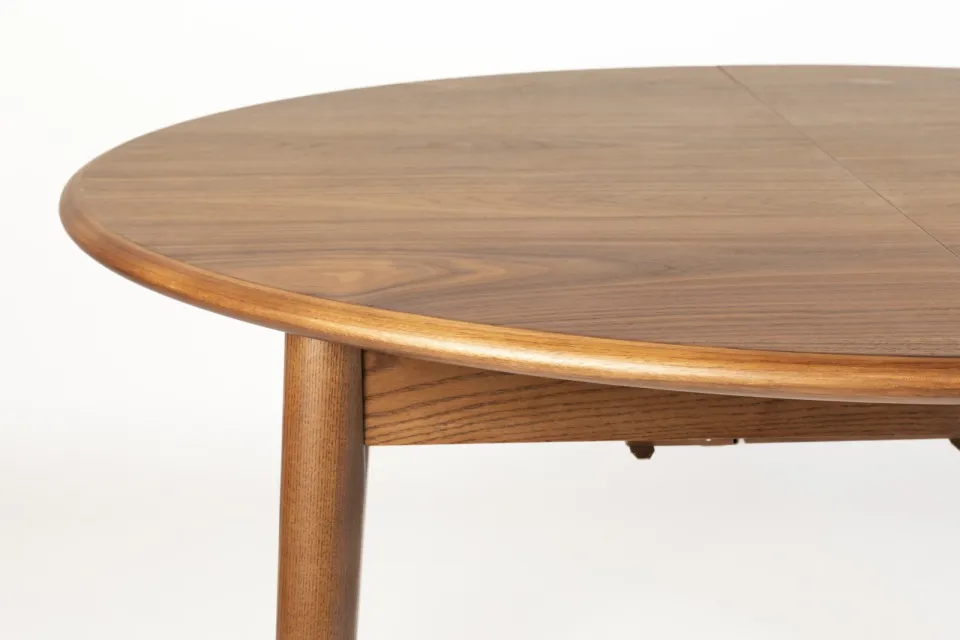 Zuiver Twist uitschuifbare ronde eettafel walnoot, foto 6