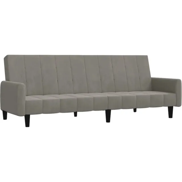 GranMaison Slaapbank - Uitklapbaar - Slaapstoel - Logeerbed - Zetelbed - Slaapfauteuil - Vouwbed - 1 persoons - Zeer comfortabel - Lichtgrijs