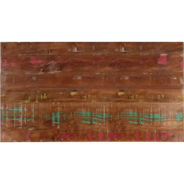 vidaXL Tafelblad rechthoekig 100x60x2,5 cm massief gerecycled hout Bruin