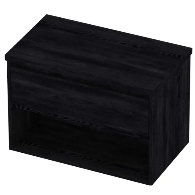 Proline Deck Badmeubelset Met Schap 80x46x55 cm Black Oak Eiken