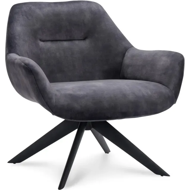 Decomeubel Fauteuil Vegas kleur - Antraciet