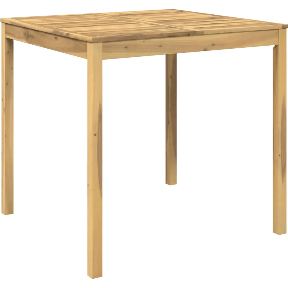 vidaXL Tuinbar Tafel LAREN Witgewassen 110 x 108,5 x 105 cm, foto 3