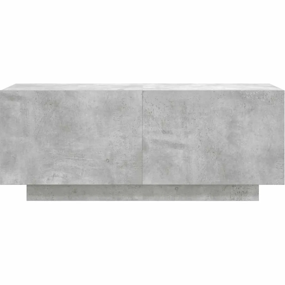 vidaXL Tv-meubel 100x35x40 cm bewerkt hout betongrijs grijs, foto 4