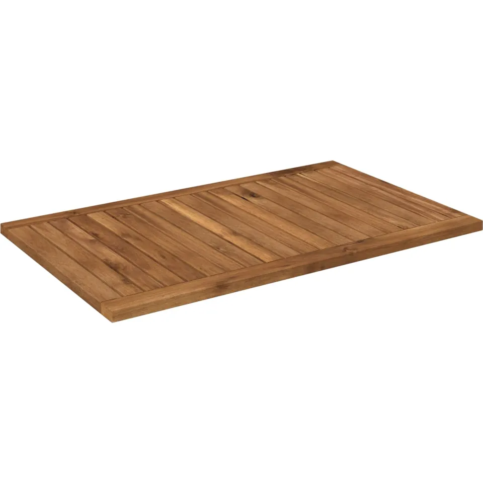 vidaXL Tafelblad LAREN 80,5 x 49 x 2 cm Rechthoekig Massief Acaciahout Bruin