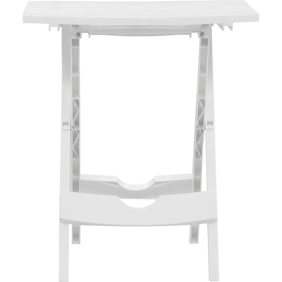 vidaXL Tuintafel inklapbaar 44,5x38,5x50 cm wit
