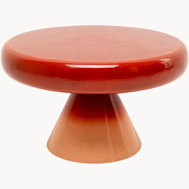 Kare Design Ronde salontafel Rici Terracotta