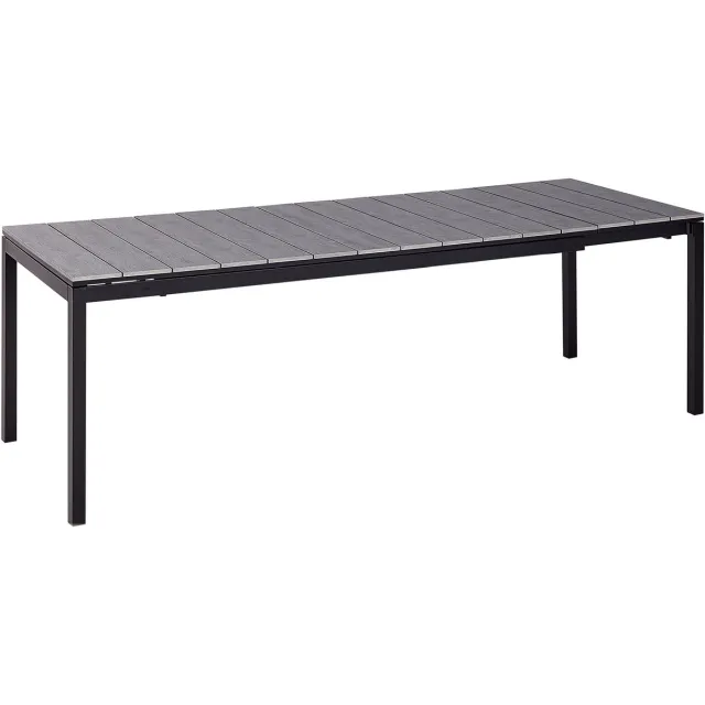 Beliani TOFANE - Eettafel uitschuifbaar - Grijs - 198/248 x 90 - Aluminium