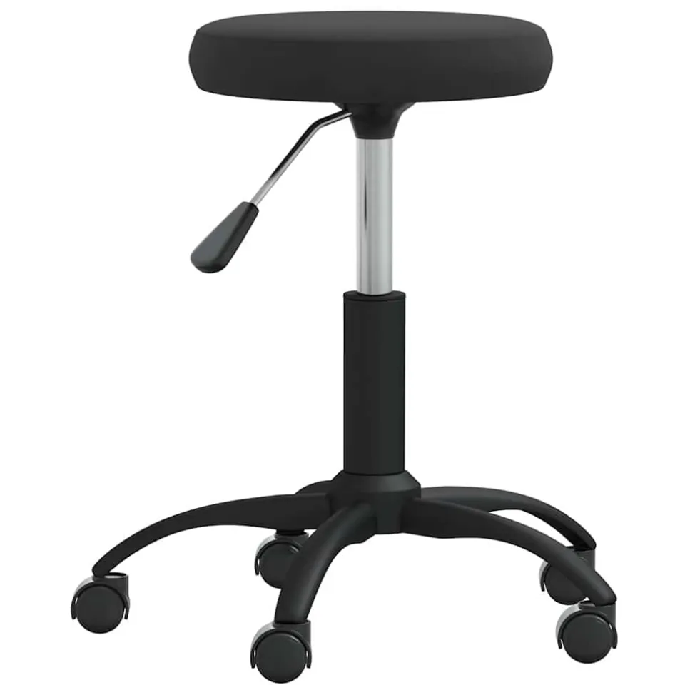 vidaXL Eetkamerstoel fluweel zwart, foto 2