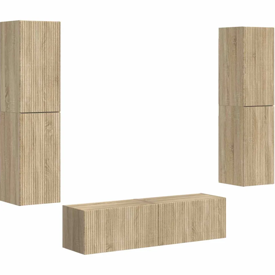 vidaXL Tv-meubelset 6 st 31 x 30 x 60 cm Sonoma Eiken, foto 3