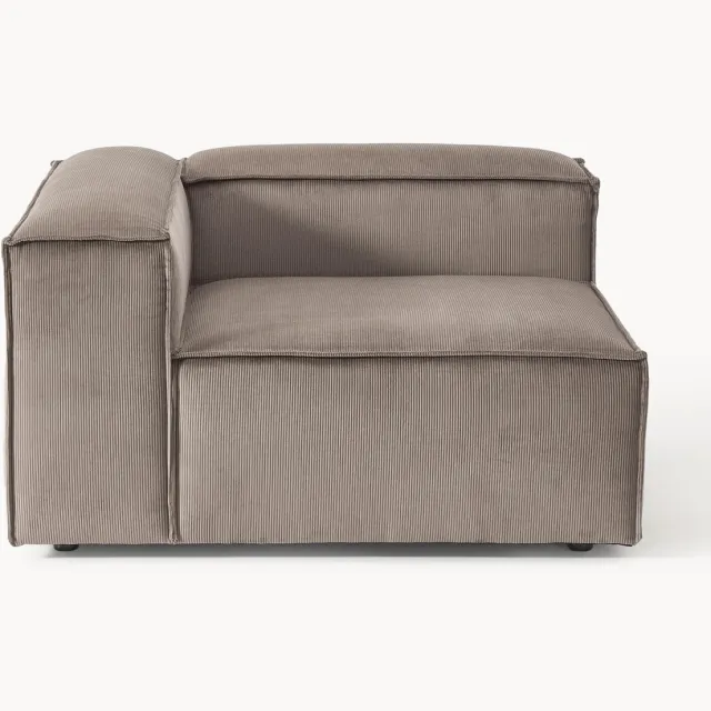 Westwing Collection Hoekmodule Lennon van corduroy Taupe