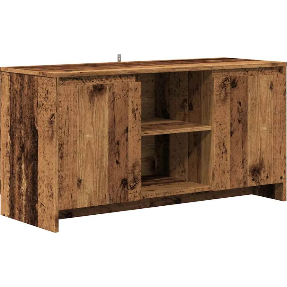 vidaXL Tv-meubel 102x37,5x52,5 cm bewerkt hout oud houtkleurig bruin, foto 3