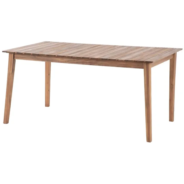Hespéride Rechthoekige tuintafel voor 8 personen van acaciahout, model TIWI Beige