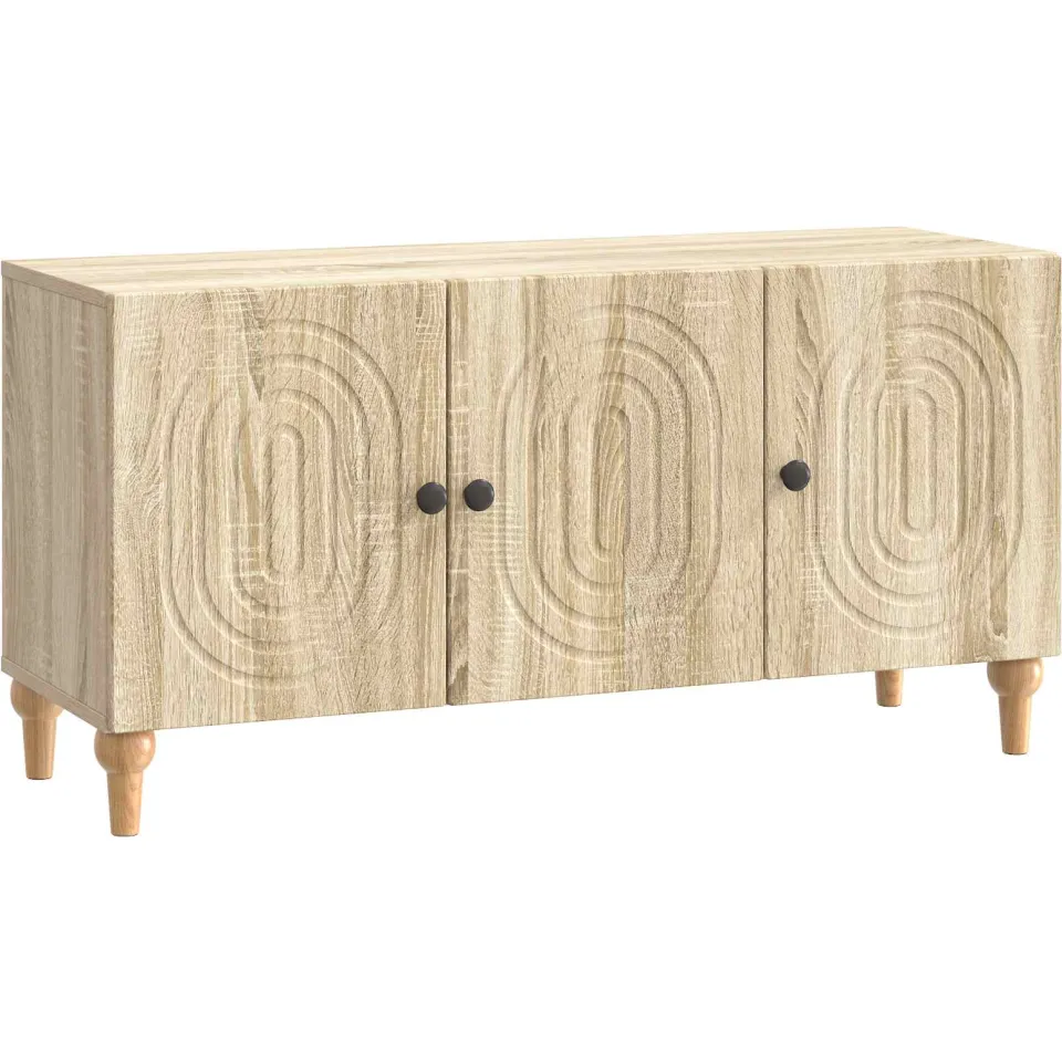 vidaXL TV-kast 99 x 34,5 x 50 cm Sonoma Eiken Bewerkt hout Bruin
