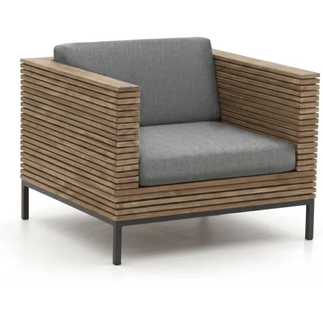 ROUGH Furniture ROUGH-D lounge tuinstoel Bruin