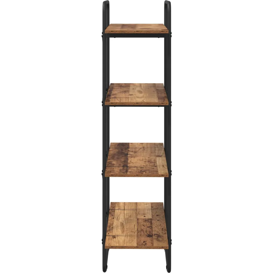 vidaXL Boekenrek 4-laags 60 x 35 x 140 cm PB Eikenhout, foto 3