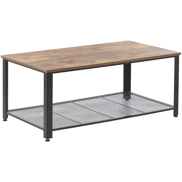 Beliani ASTON - Salontafel - Donkere houtkleur - Spaanplaat Bruin