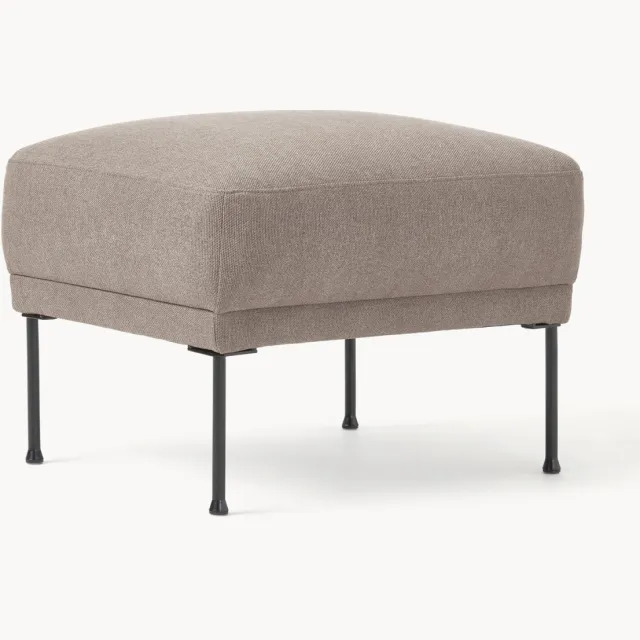 Westwing Collection Voetenbank Fluente taupe