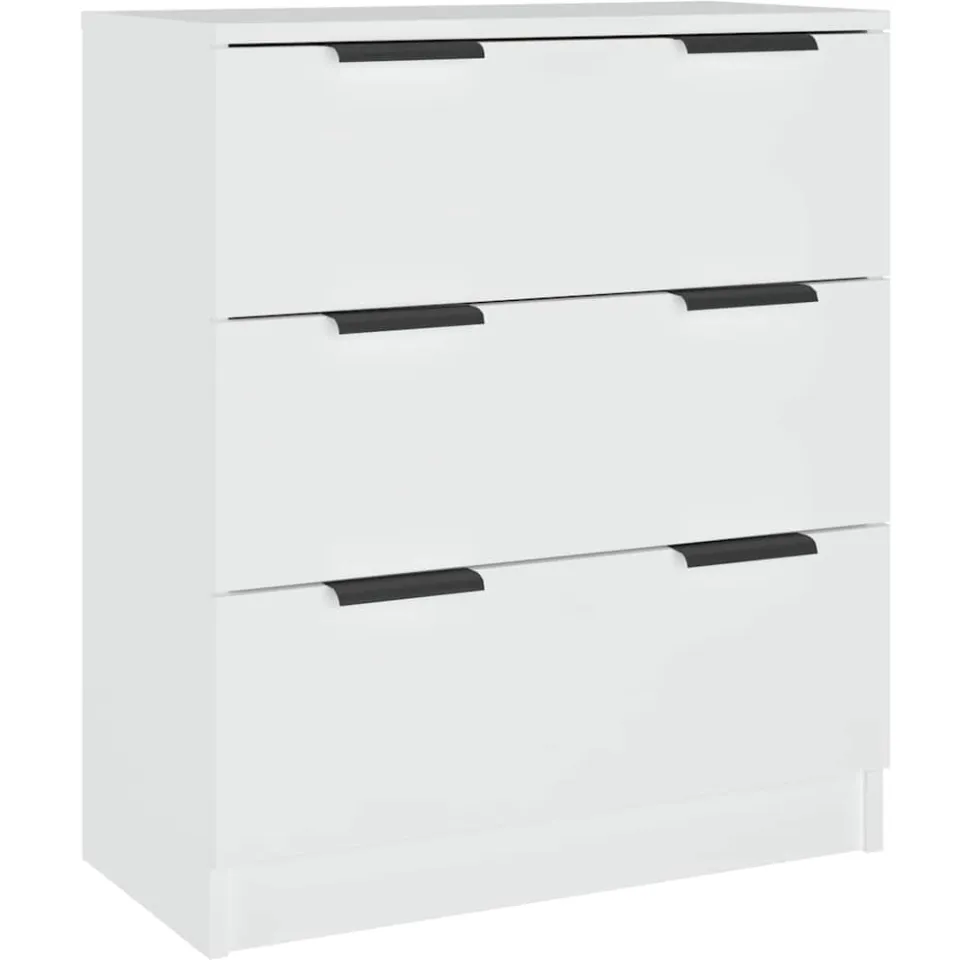 vidaXL Dressoir 60x30x70 cm bewerkt hout wit