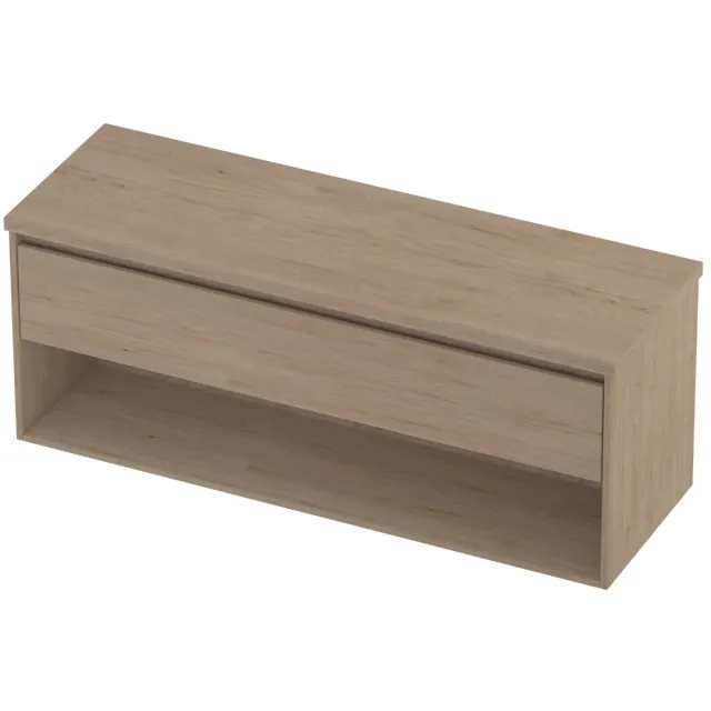 Proline Deck Badmeubelset Met Schap 140x46x55 cm Ideal Oak Eiken