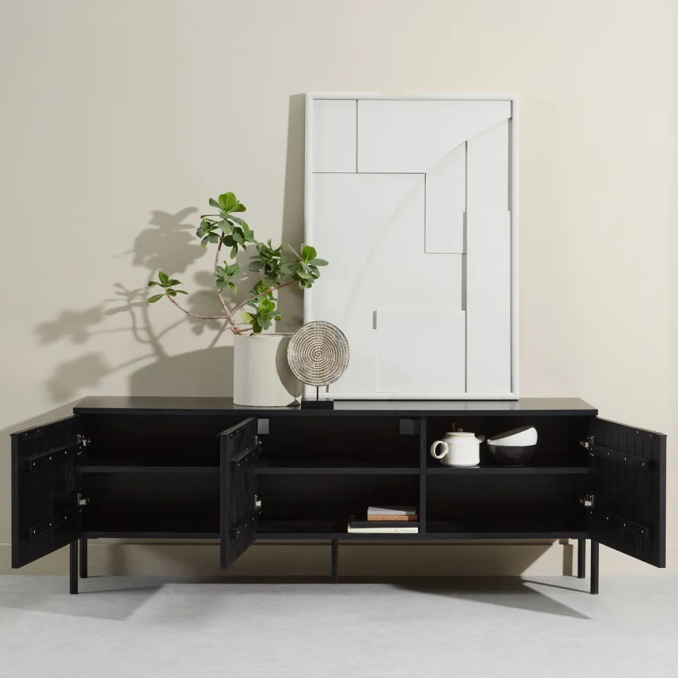 NOUS Living Joss tv-meubel zwart, foto 5