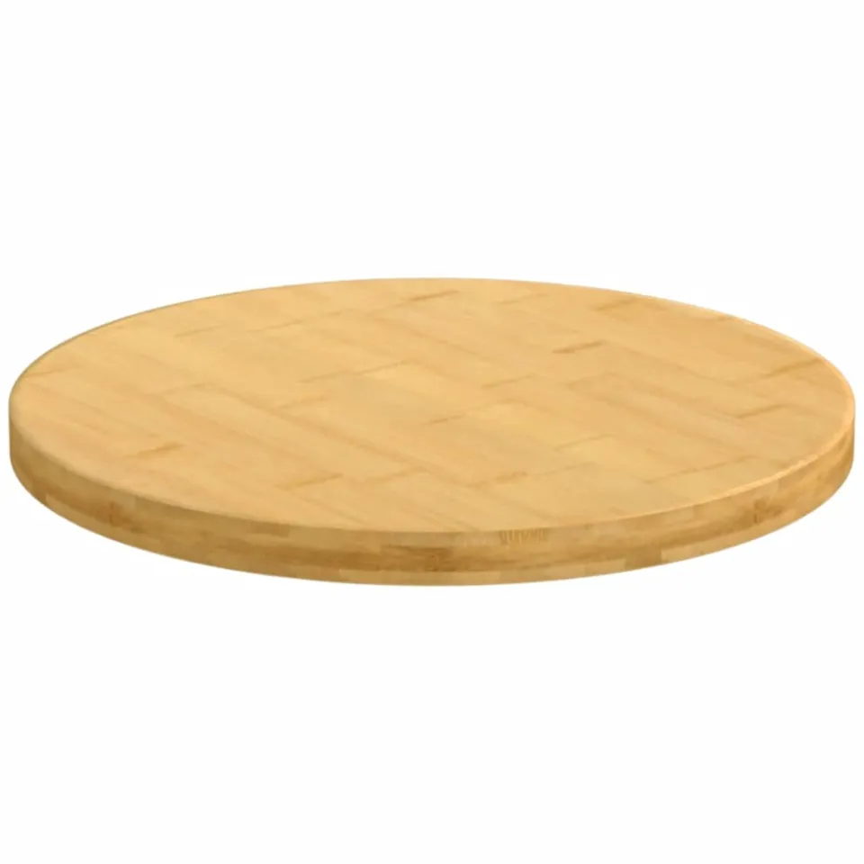 vidaXL Tafelblad Ø 40x2,5 cm bamboe bruin, foto 2