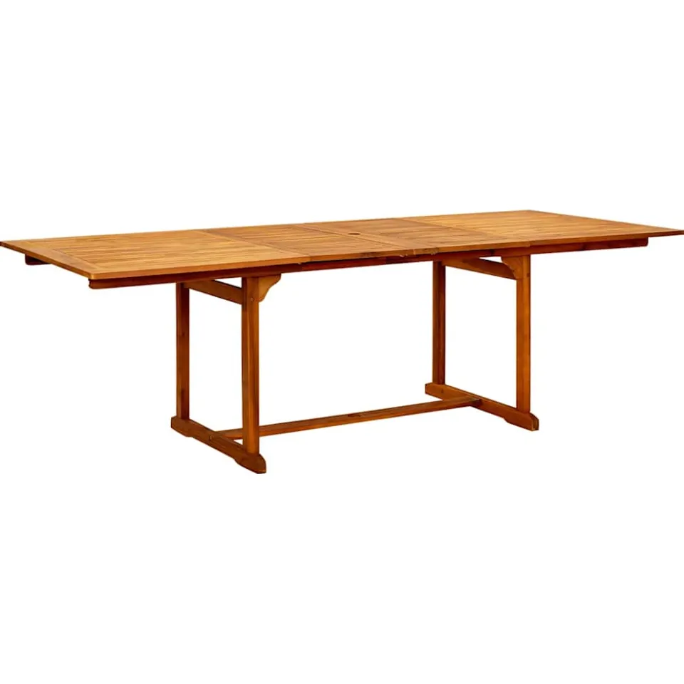 vidaXL 7-delige Tuinset massief acaciahout 160-240 cm bruin, foto 3