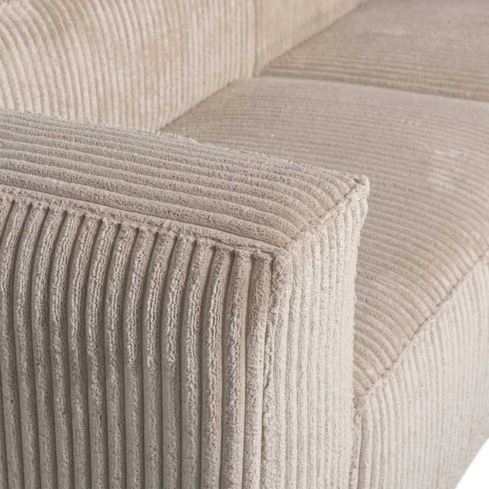 WOOOD Bean Chaise Longue Bank Rechts - Chenille Velvet - Terra, foto 5
