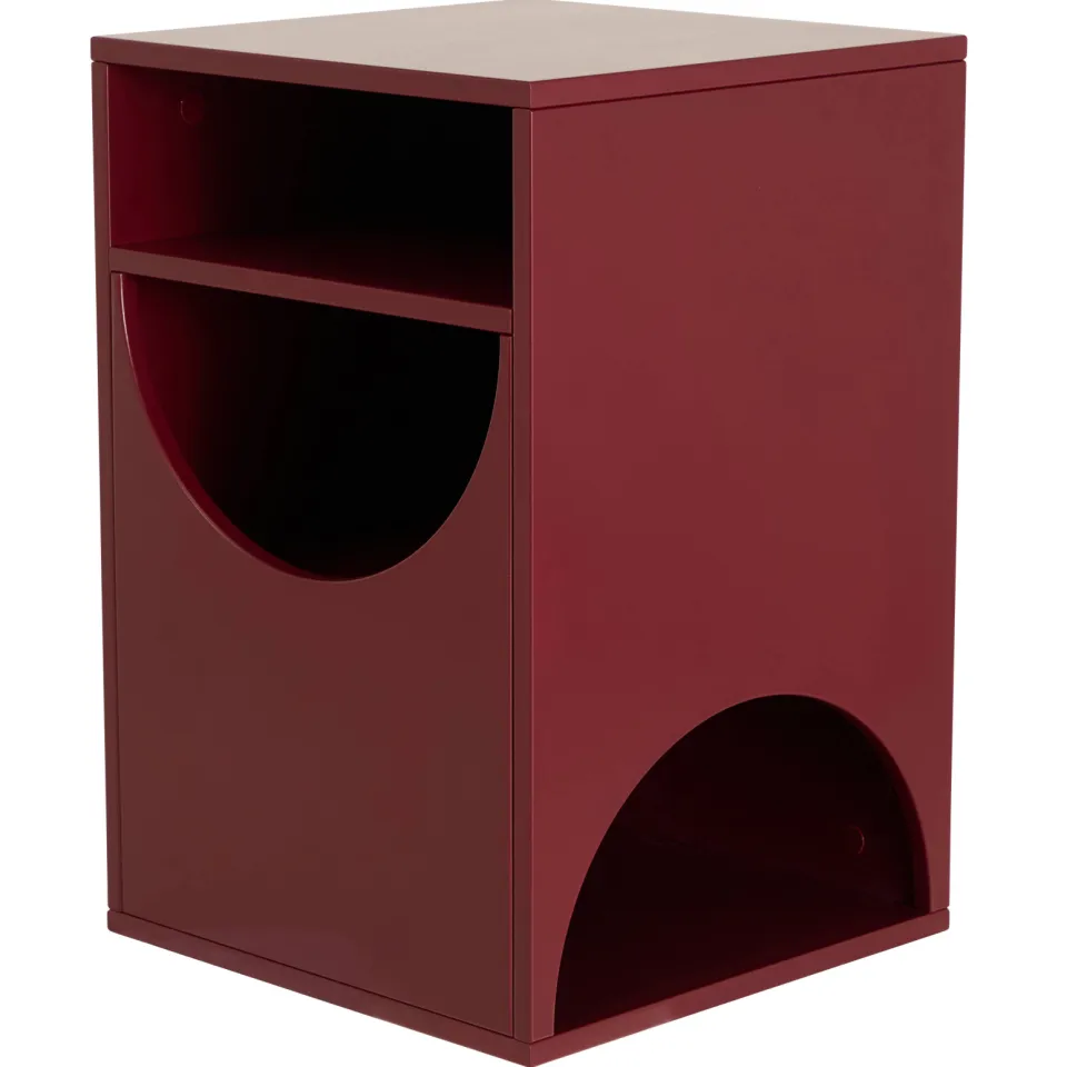 NOUS Living Friso nachtkast bordeaux Burgundy