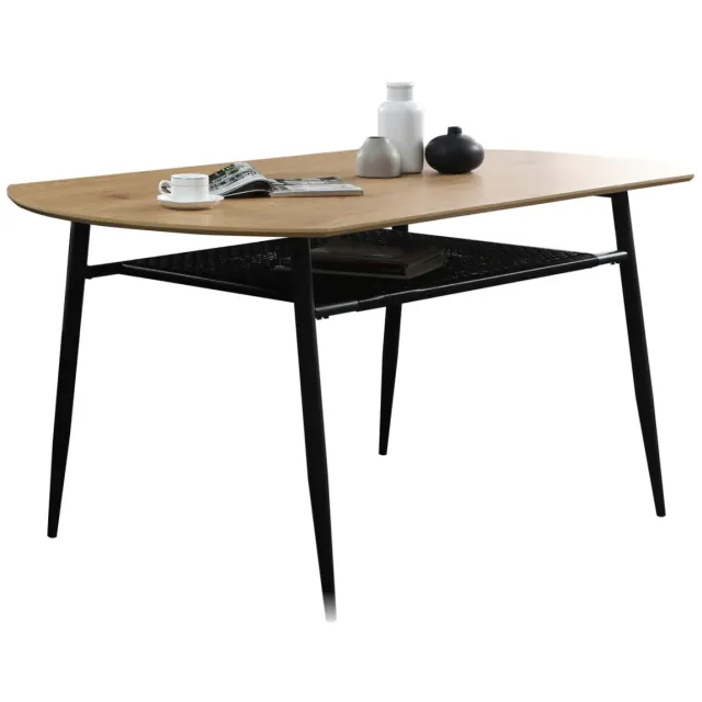 eetkamertafel Lourdes bruin, foto 2