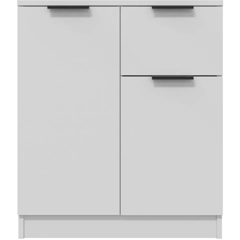 vidaXL Dressoir 60x30x70 cm bewerkt hout wit, foto 4