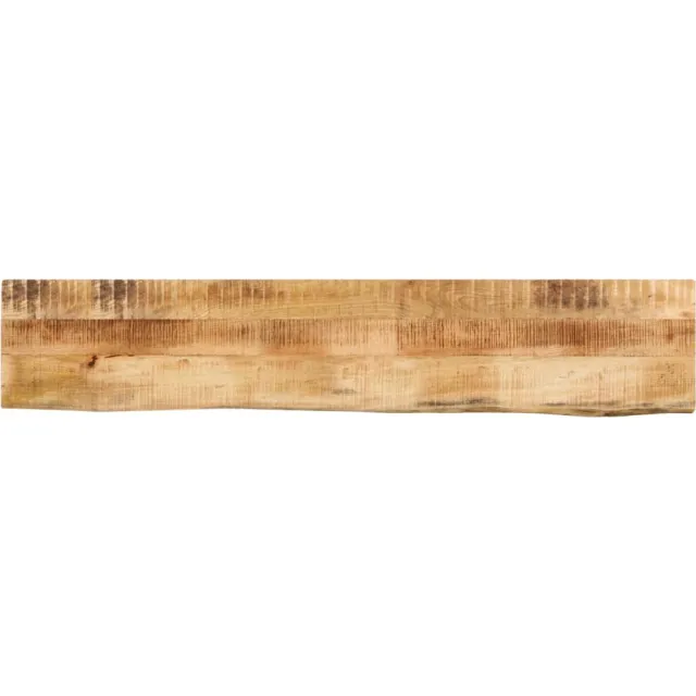 vidaXL Tafelblad met natuurlijke rand 140x30x2,5 cm massief mangohout Bruin