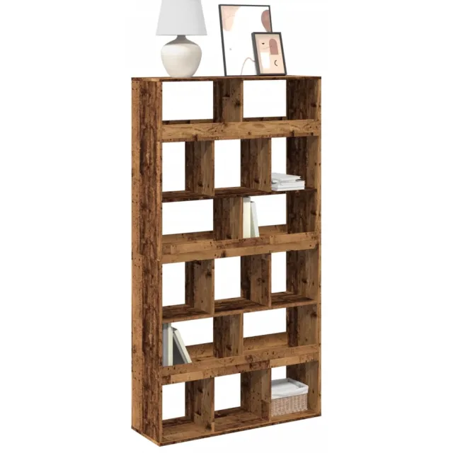 vidaXL Boekenkast 100x33x187,5 cm bewerkt hout oud houtkleurig Bruin
