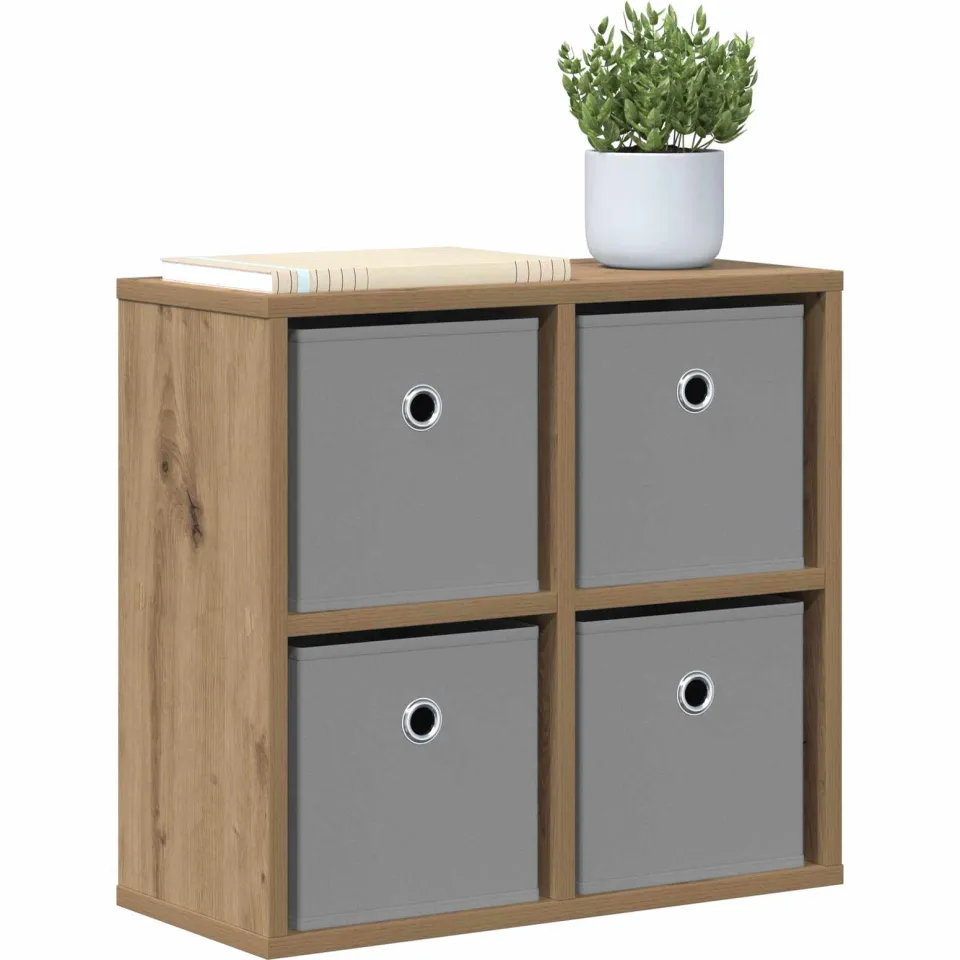 vidaXL Dressoir Artisan Eiken 49,5 x 22 x 47 cm, foto 2