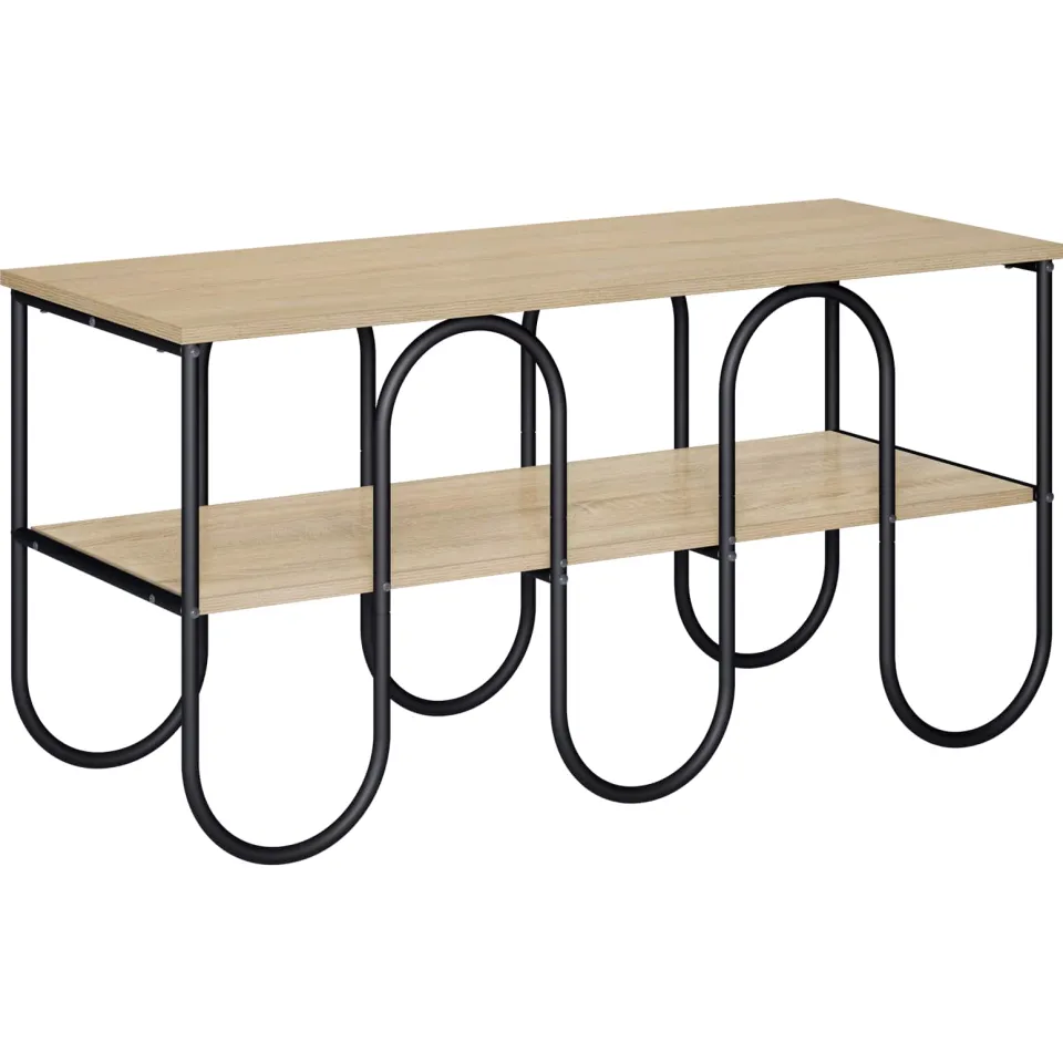 vidaXL TV-standaard 100 x 40 x 50 cm Sonoma Eiken Bewerkt hout, foto 3