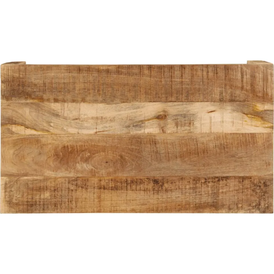 vidaXL Salontafel 100x55x40 cm massief mangohout bruin, foto 4