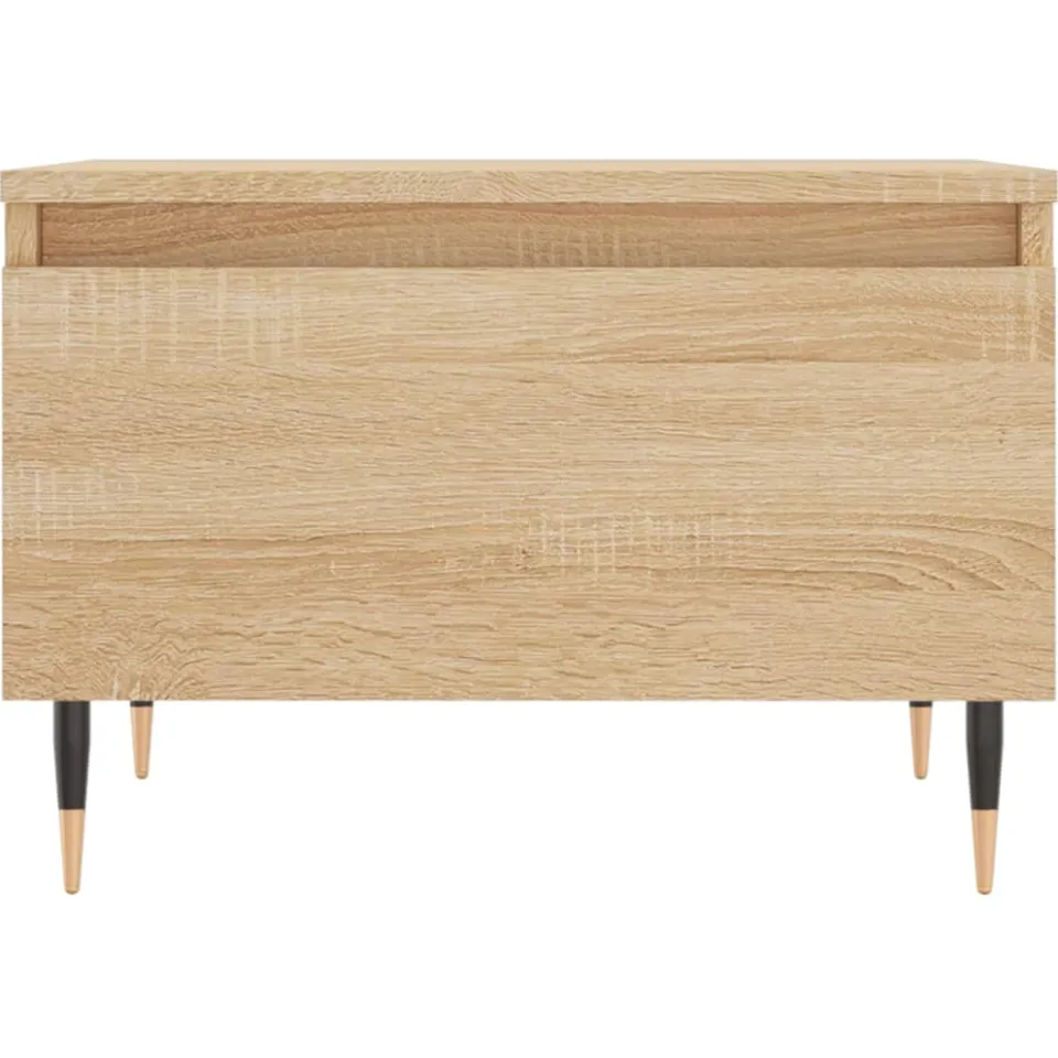 vidaXL Salontafels 2 st 50x46x35 cm bewerkt hout sonoma eikenkleurig, foto 4