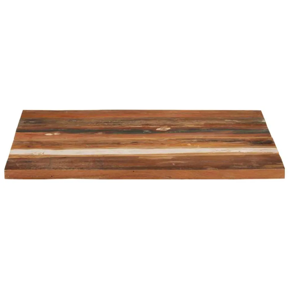 vidaXL Tafelblad vierkant 25-27 mm 70x70 cm massief gerecycled hout meerkleurig, foto 2