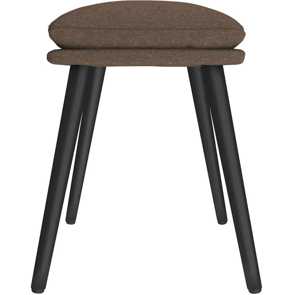 vidaXL Voetenbank 45x29,5x35 cm stof taupe, foto 4