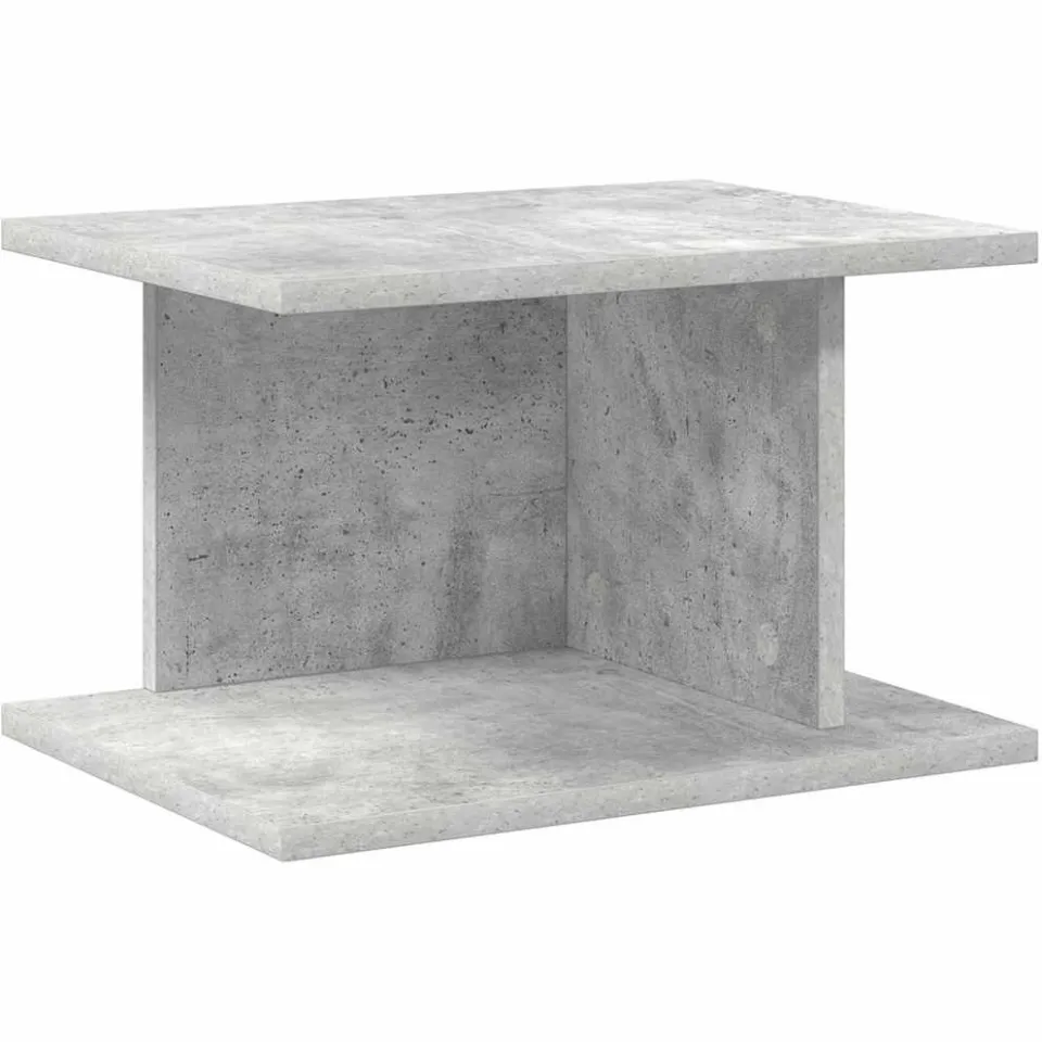 vidaXL Nachtkastje Beton Grijs 40 x 30 x 25 cm Bewerkt hout, foto 3