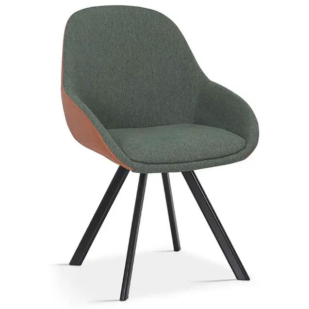 armstoel Malou groen Bruin | Groen