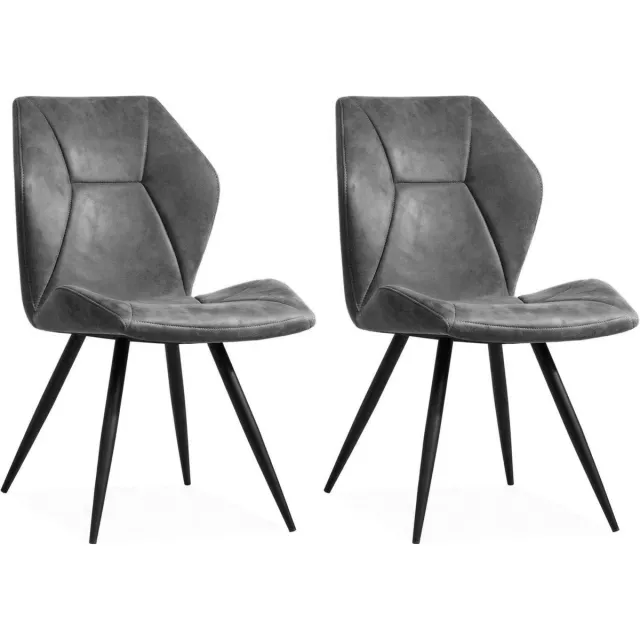 MX Sofa Stoel Tesla - Steel - set van 2 stoelen