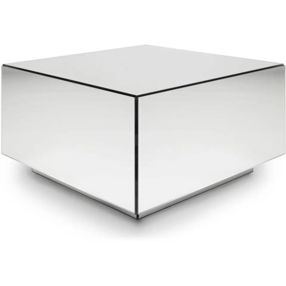 FÉST vierkante glazen salontafel Kobu - zilver, foto 2
