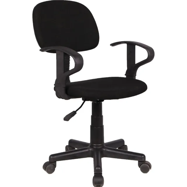 Rousseau Kantoorstoel-Happy-polyester-zwart