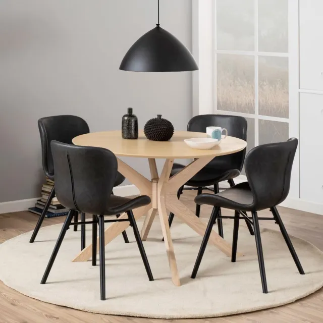 Bendt Evald ronde eettafel eiken naturel, foto 2