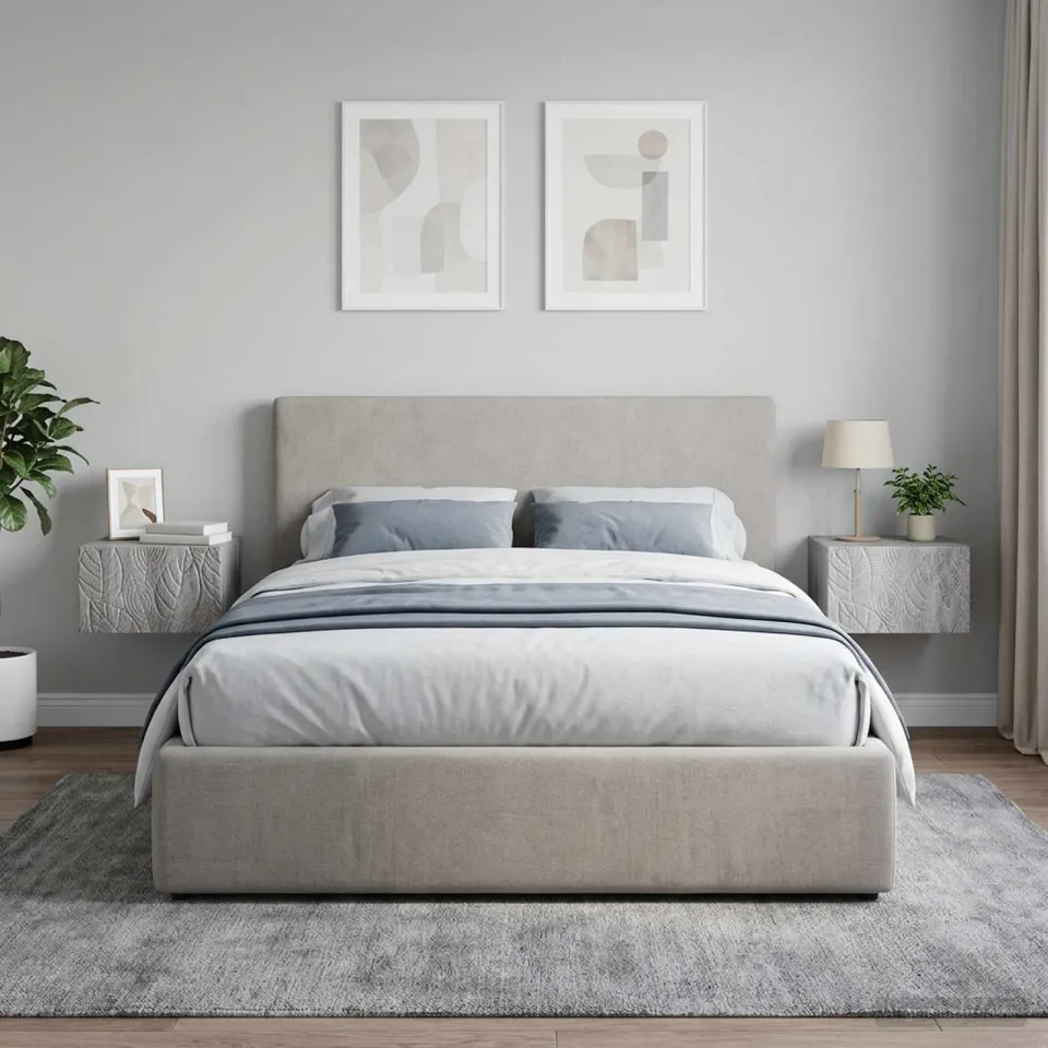 vidaXL Wandbeugel Bedkast 2 st Grijs Sonoma 49 x 34,5 x 20 cm, foto 3