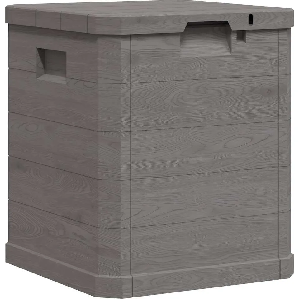 vidaXL Opbergbox voor in de tuin 90 L bruin, foto 3