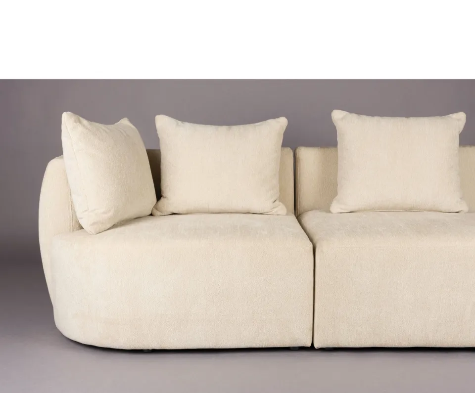 Dutchbone Rocca 4-zitsbank beige, foto 7
